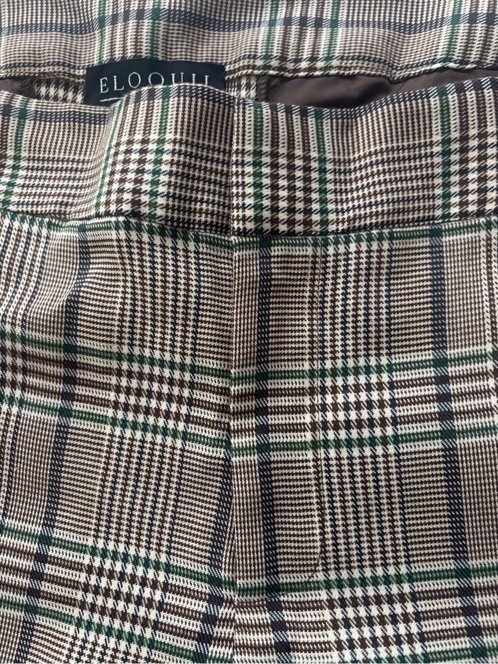 NWT Women’s Eloquii Plaid Dress Pants, Size 16 - Picture 8 of 12